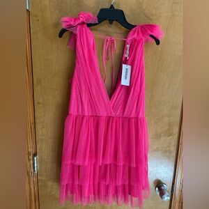 Hot pink fun dress